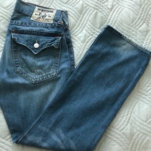 True Religion blue jeans size 34